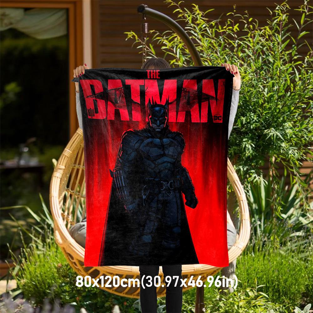 Batman DC Comics Superheld - Wohndecke, Weiche Bettwäscheabdeckung, Flanelldecken, Wohnzimmer, Reise, Camping, Ganzjahresnutzung040
