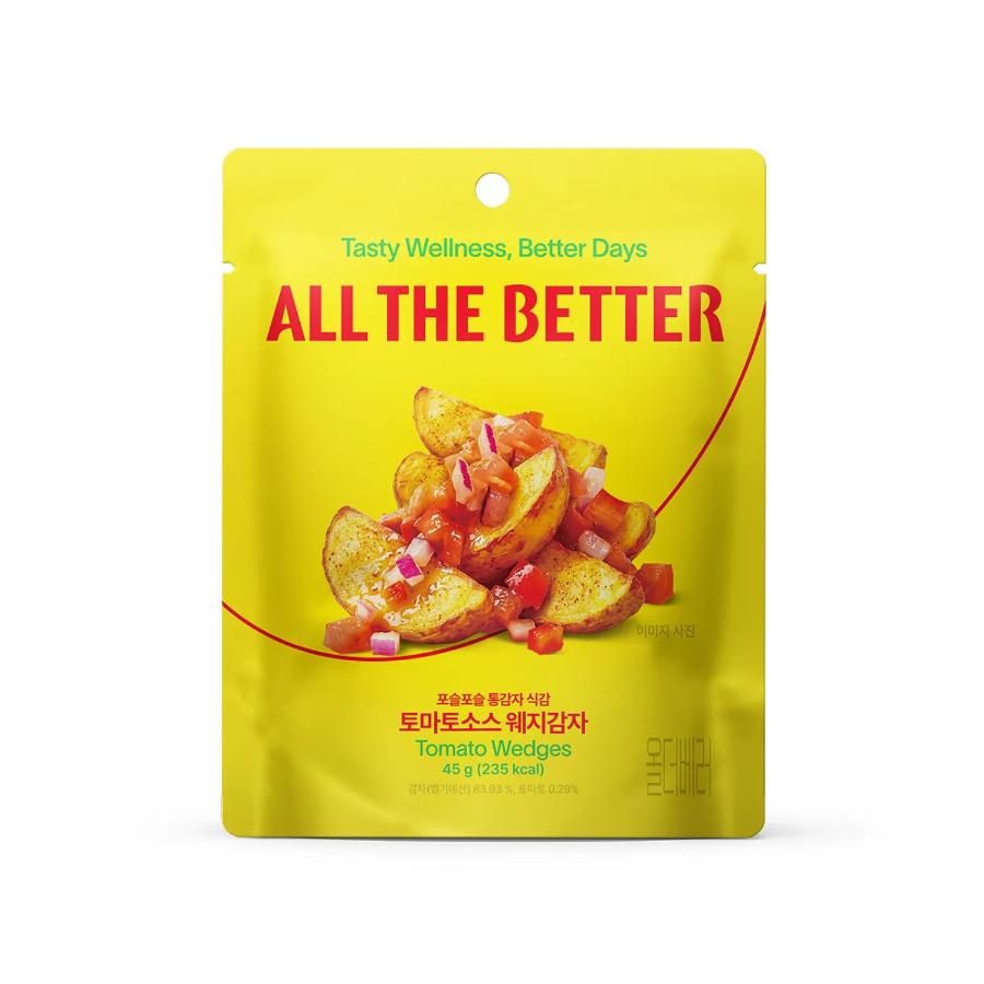 ALL THE BETTER Tomato Sauce Potato Wedges 45g*4bag Potato Wedges 45g*4bag
