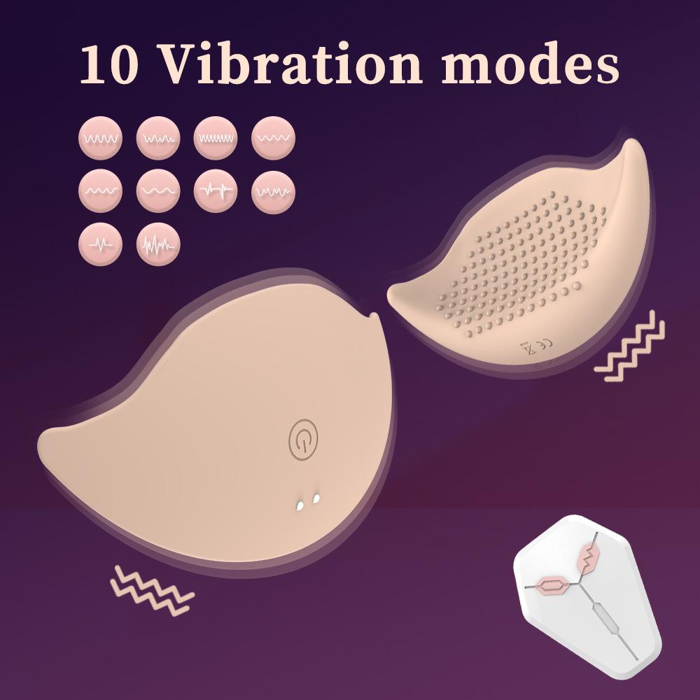 Electric Chest Vibrator Nipple Patch Stimulator Wireless Remote Control Breast Enhancement Massager Female Adult Sex Toy