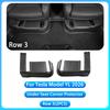 For Tesla Model Y/YL Juniper 2026+ TPE Under Seat Corner Guard Seat Slide Rails Protector Cover Anti-Kick Interior Accessories