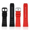 Rubber Wristband for GeYa Great Wall Wine Barrel Type Aerospace Joint G08253 G78135G Quick Release Rubber Watch Strap 26mm
