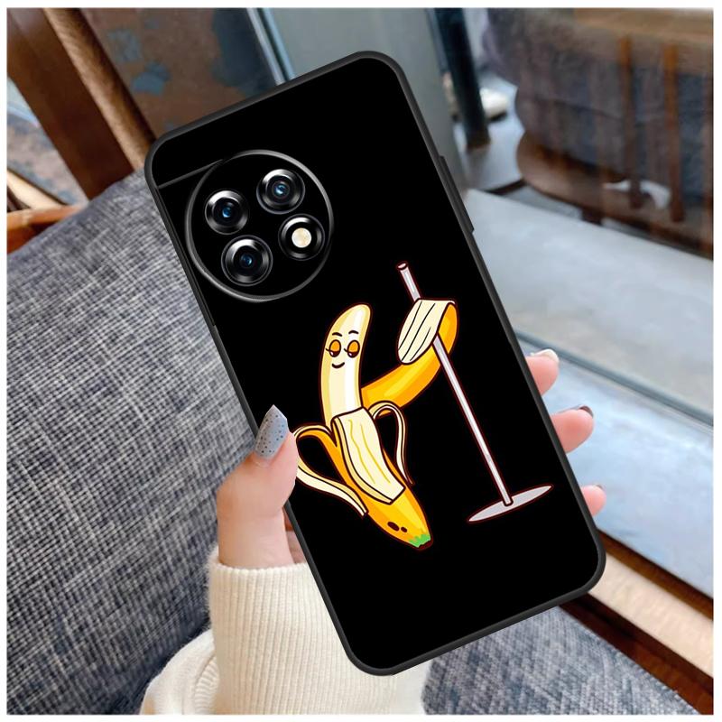 Memes Cartoon Funny Banana Case For OnePlus 13 15 13R 13T 12 12R 11 9 10 Pro 10T 8T Nord 5 CE 2 3 4 Lite N20 N30 Coque