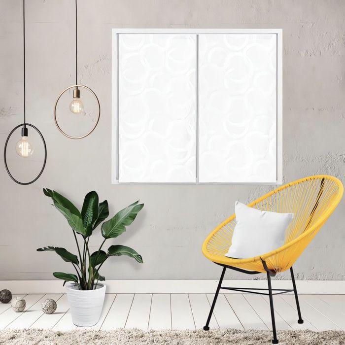 Paire de brise bise 45x90 cm CIRCLE, par Soleil d'Ocre