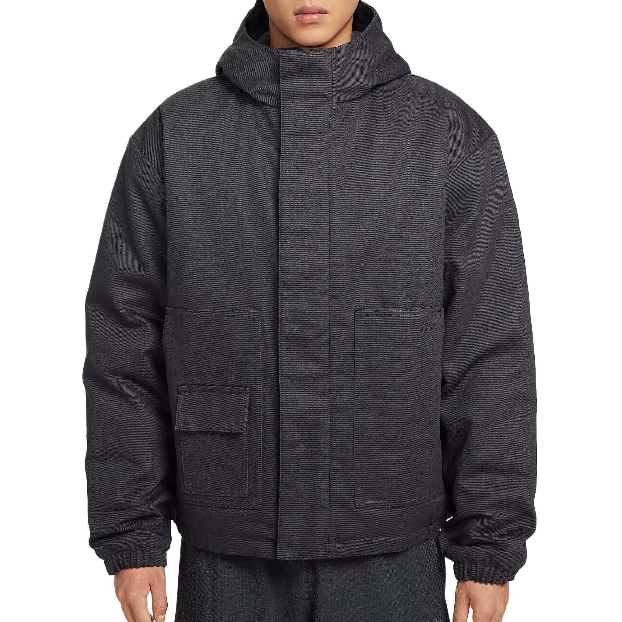 

Nike Life Shed Skin-Friendly Comfortable Warm Hooded Cotton Jacket Men Jacket HV1323-060 L