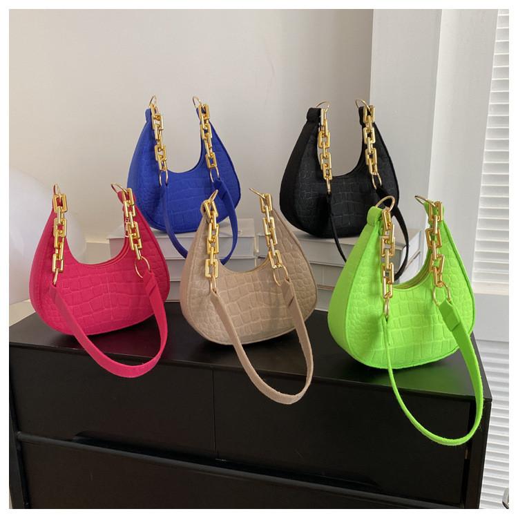 Stylish Crescent Shoulder Bag For Women 2023 Fall Trendy Casual Street Fashion