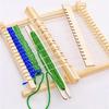 Webstuhl-Set für Kinder aus Holz – Komplettes DIY-Handstrickmaschinen-Set mit Werkzeugen und Garn