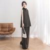Women's Sleeveless Top & Wide-Leg Pants Two-Piece Set