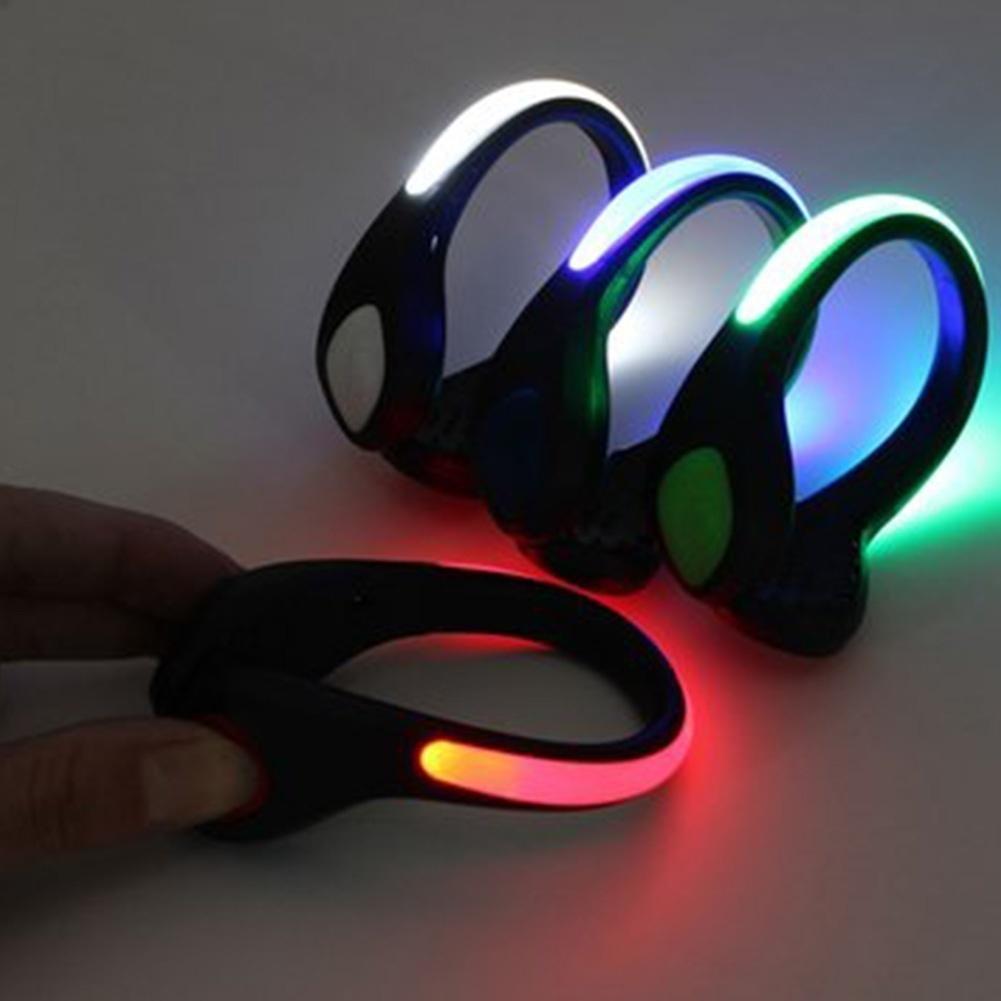 Corsa Ciclismo Camminata Sport LED Clip Scarpe Sicurezza Luce di Avvertimento Notturno Lampada
