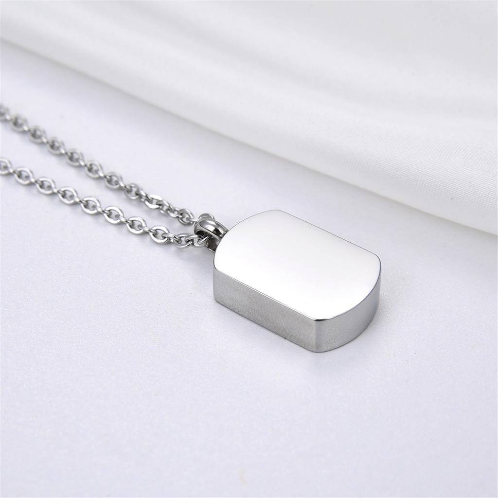 Sturdy Cremation Necklace With Concealed Compartment for Ashes and Corrosions Resistant Stainless Steel