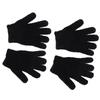 4PCS Hair Color Gloves Reusable Hair Dye Gloves Protection Oil Proof Profession Hair Bleach Gloves for Barbershop Black