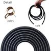 10 Feet 3/16 Inch ID Fuel Line With 20Pcs Hose Clamps For Kawasaki Kohler Briggs & Stratton Honda Predator Champion Generac Small Engines Mini Bike