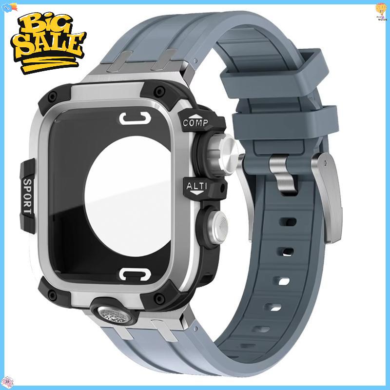 Vollständige Hülle + Armband für Apple Watch Ultra 3 2 49mm Harte Stoßstange GWG Style Displayschutzfolie für iWatch Series 11 10 46MM 45MM 4