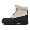 Timberland Bottes d'extérieur mi-mollet durables absorbant les chocs Bottes pour hommes Noir Blanc A5YQW001