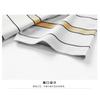 Short Sleeved Men's Polo Shirt Summer New Business Casual Striped Thin Ice Silk T-shirt Base Shirt