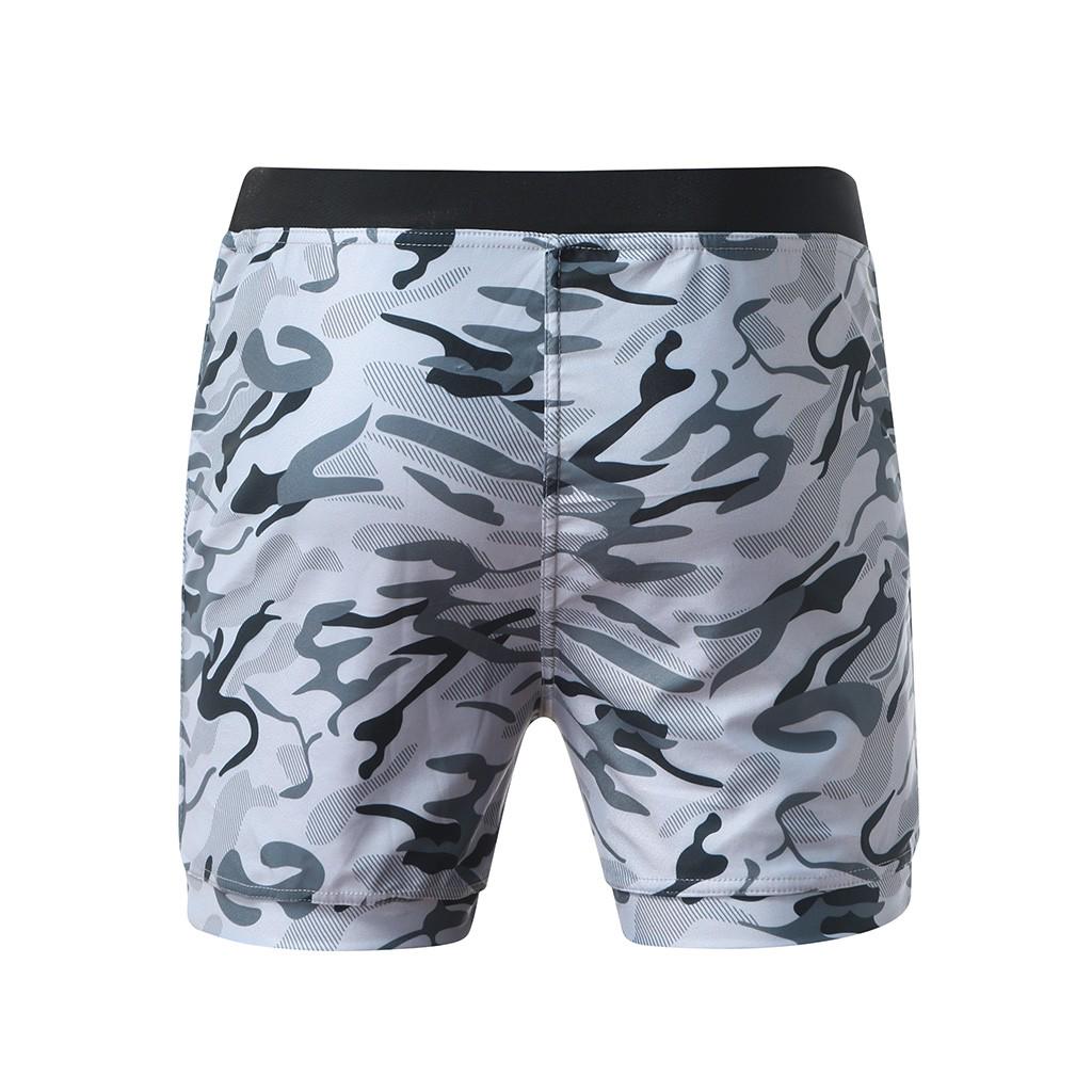 Men's Swimwear Running Surfing Sports Beach Camouflage Shorts Trunks Board Pants