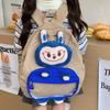 New 3D Cartoon Kids Double Shoulder School Backpack with Cute Doll and Large Capacity