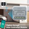 Intelligent Garage Door Timer Zigbee 3.0 Smart On/Off Controller Module Wireless Garage Remote Control for Home Safe Protect