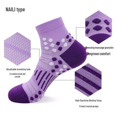 Calzini Unisex a Mezza Gamba per Ciclismo ed Escursionismo Estivi - Resistenti all'Usura, Traspiranti, Assorbi Sudore