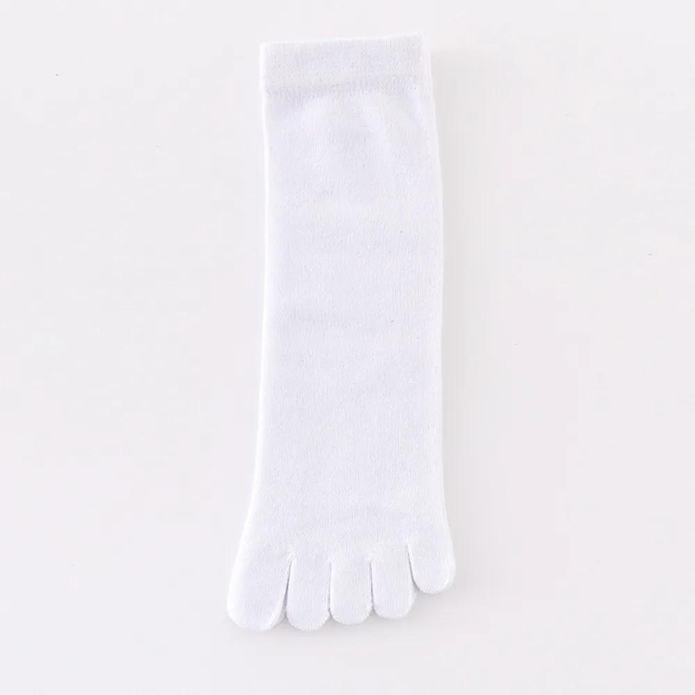 Comfortable Cotton Five Finger Socks Breathable Antibacterial Sports Socks Sweat-absorbing Split Toe Socks Men