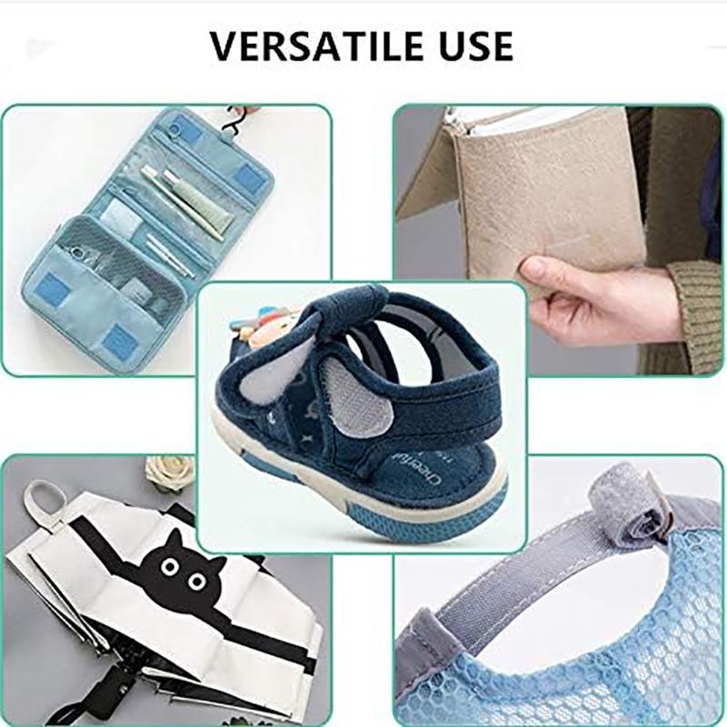 5Meters/Lot Sew On Hook and Loop Tape Non-Adhesive Fastener Tape 16/20/25/30/38/50mm Nylon Strips Fabric Tape DIY Crafts