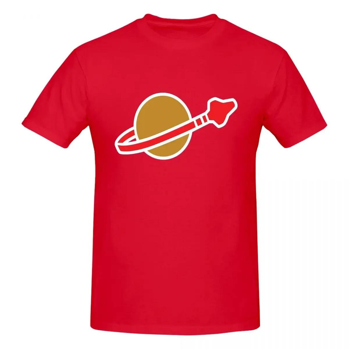 

Classic Space Logo T-shirt Male Classic T Shirts Men Round Neck Short Sleeve S-6XL 4XL
