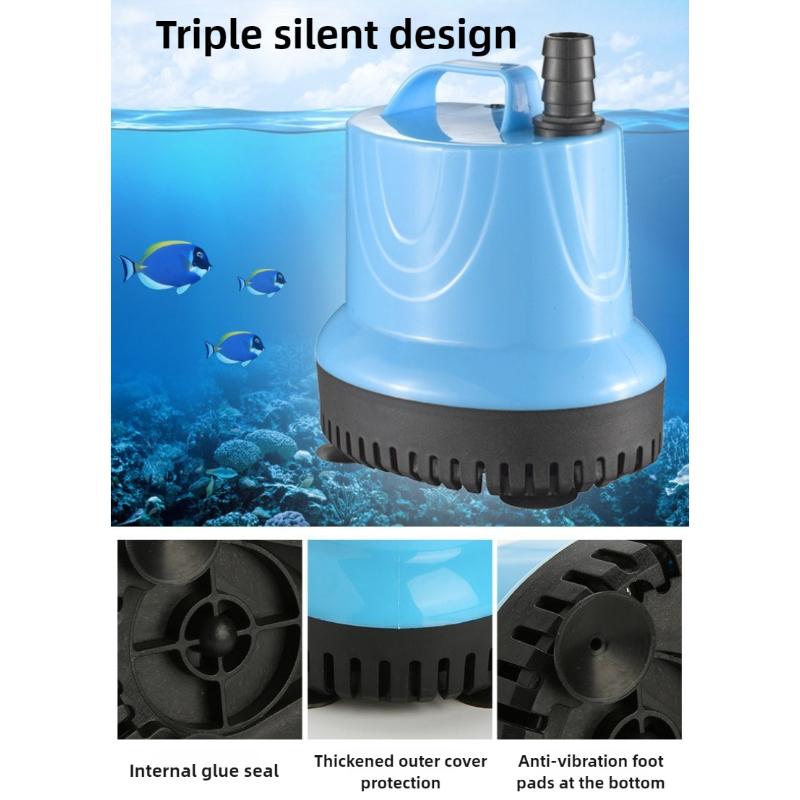 Fish Tank Water Pump Waterproof Protection Submersible Pump Fish Tanks Aquarium Silent Pond Pumps Accessories Fishbowl Supplies