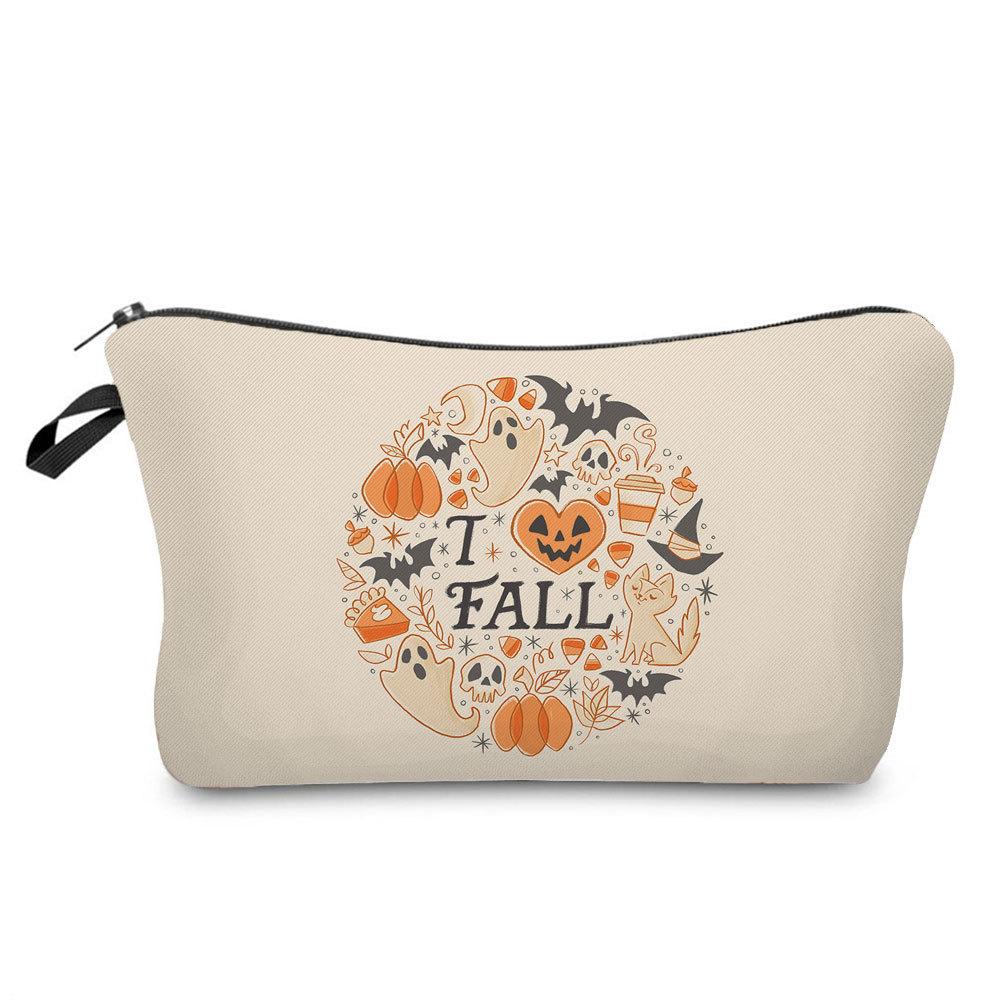 Women Rabbit Print Cosmetic Bag Toiletries Organize Travel Storage Case  6412 KTB