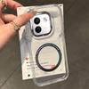 Magnetic Clear Phone Case for Xiaomi Redmi Note 17 Pro Max 5G Card Insert DIY Photo Holder Soft TPU Cover