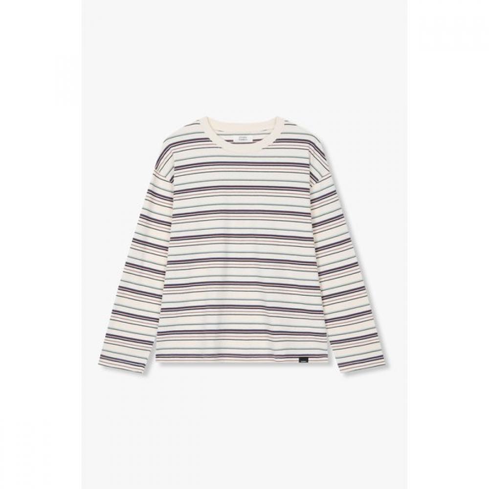 STudio Tomboy MulTi STripe Long Sleeve T shirT 9176122976 navy/OS