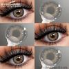 1 Pair Colored Pupils for Brown Color Eyes Green Eye Contacts Cosmetics Natural Blue Eye Lenses for Makeup Gray Pupils