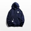 Spring And Autumn Thin Collection Fashion Trends Versatile Casual Lazy Wind Cute Girl Zipper Fun Cat Print Hooded