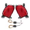 Pair Taillight Rear Turn Signal Brake Lamp LED Warning Reflector Red Lens for Highlander 2015‑2017