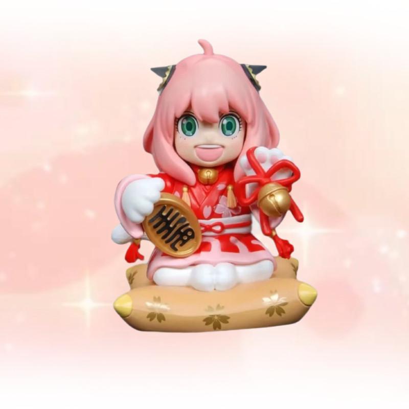 Adorable Wawa Anya Figure Cute Sitting Pose Pvc Collectible Anime Toy 16cm Boxed Gift