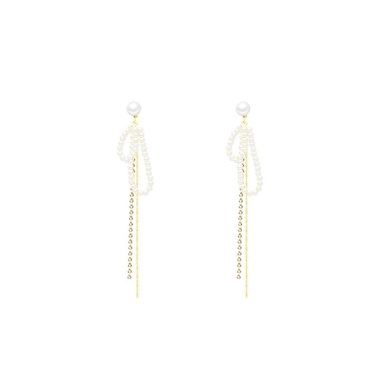 Pearl Tassel Earrings for Women - S925 Silver Needle, High-End Fashion 2022 Trend