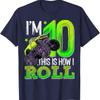 This Is How I Roll 10 Years Old Monster Truck 10Th Birthday T Shirt