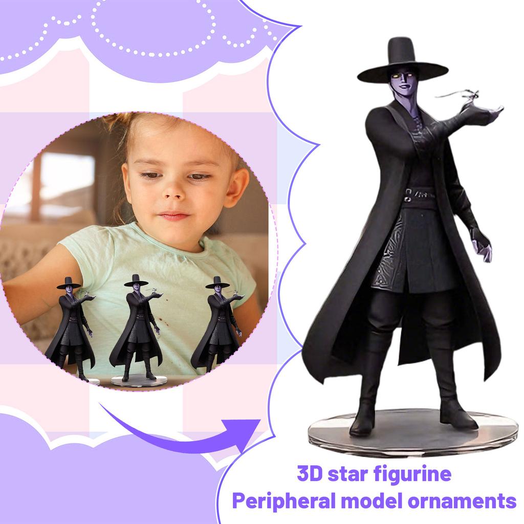 1pcs 3D - Action Figure Game Peripheral Doll Model Ornaments