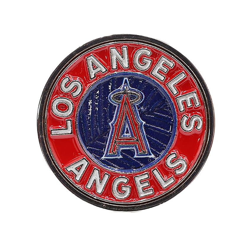 [Major League Baseball] Los Angeles Angels Logo Pins Makeup Case