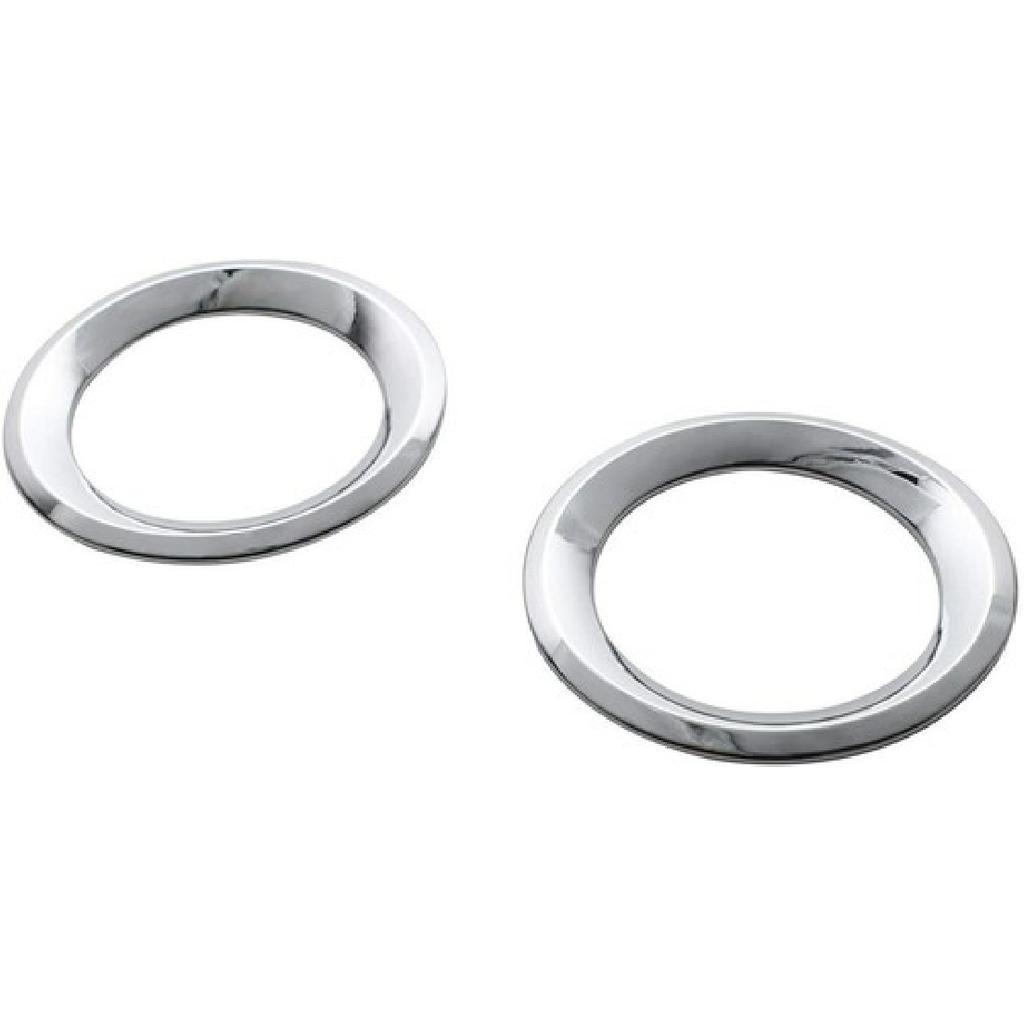 2*Front Fog Light Cover Trim Fog Lamp erts for Jeep Renegade - Chrome