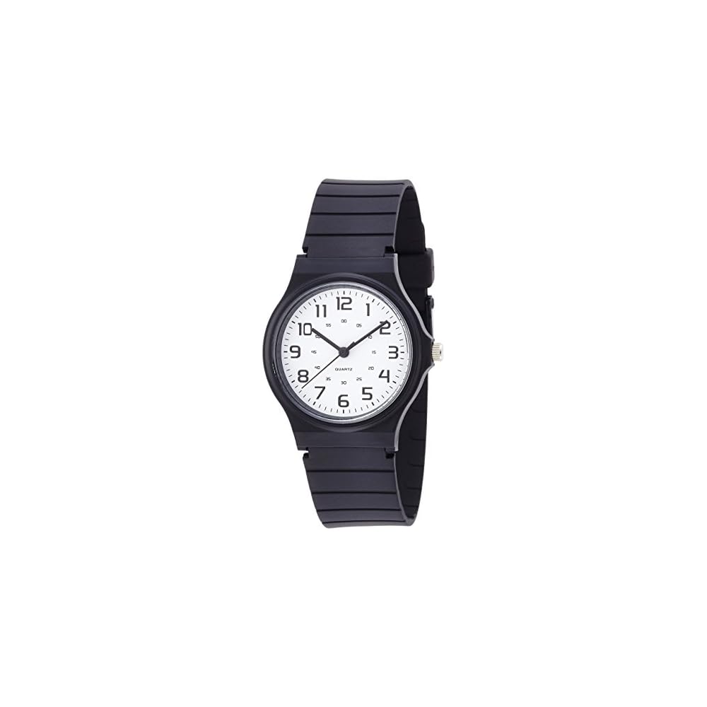 Fieldwork Harvey Analog Casual Watch White Dial Black Women s Watch with Urethane Strap