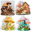 Mushroom House Silicone Molds Mushroom Fondant Mold Cake Decorating Tools Cupcake Topper Candy Chocolate Gumpaste Mold