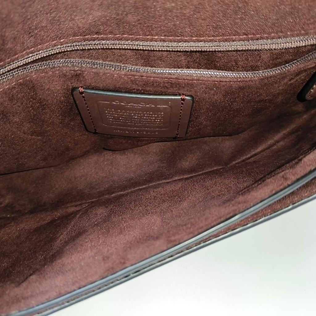 [Pre-Owned] Georgie 26 Classic Monogram Studded Carriage Logo Coated Canvas Underarm Bag Wine God Bag Crossbody Shoulder Bag Medi - Excellent #1KN9Z8S