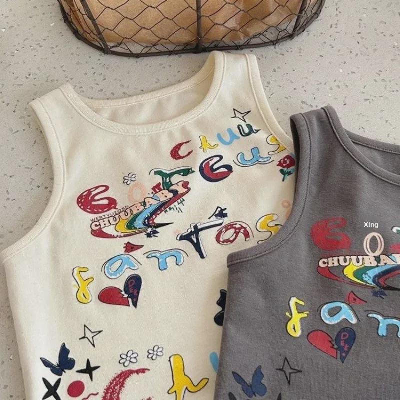 Graffiti-Westentops für Kinder – stylische, leichte und vielseitige Sommer-Sling