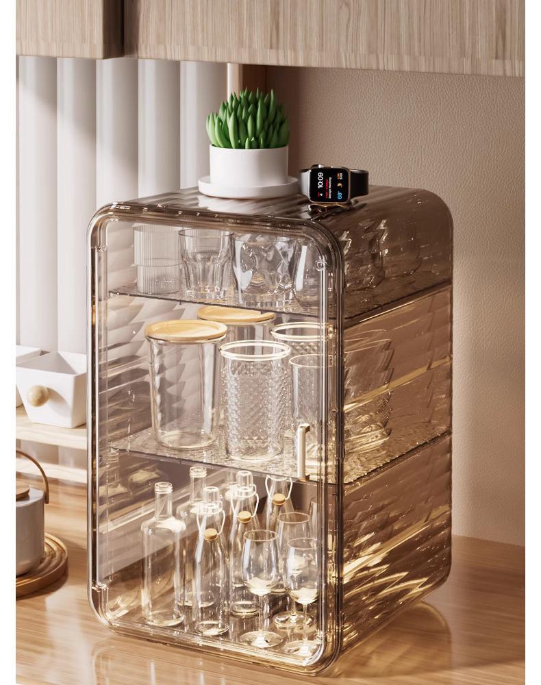 Dustproof Tea & Coffee Cup Storage Rack