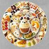 50 Animal-Shaped Stickers: Cute Pets & Food Graffiti for Journals, Power Banks, and DIY Projects