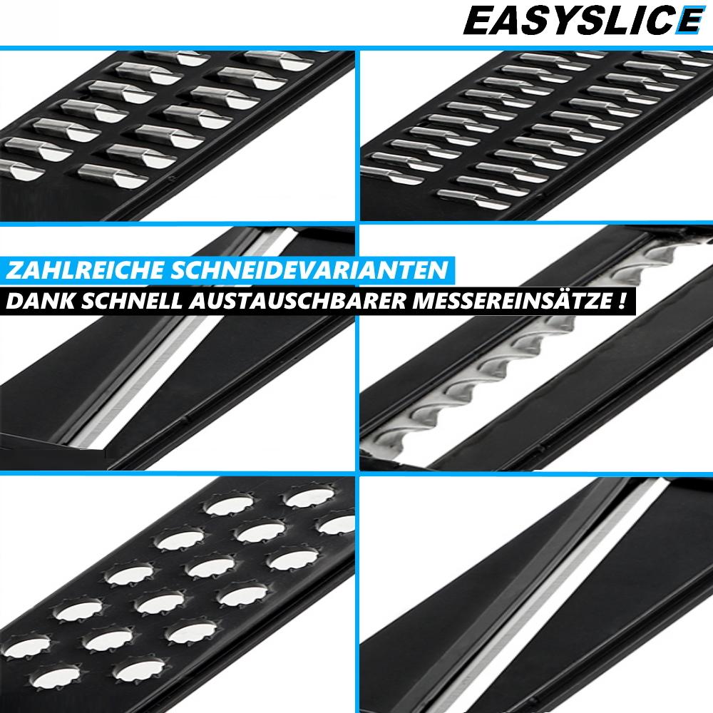 EASYSLICE Mandoline Vegetable Cutter Vegetable Slicer Multi Cutter Vegetable Peeler