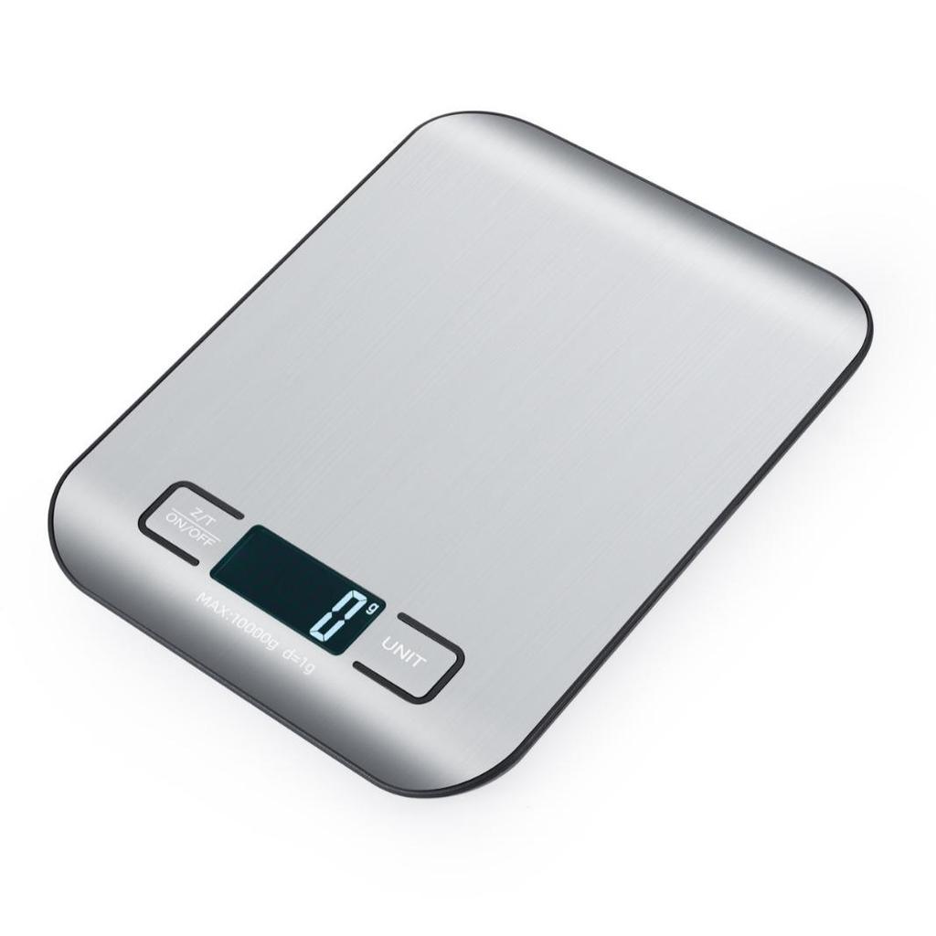 Stainless Steel Electronic Kitchen Scale, 10kg Capacity - Ideal for Baking and Cooking