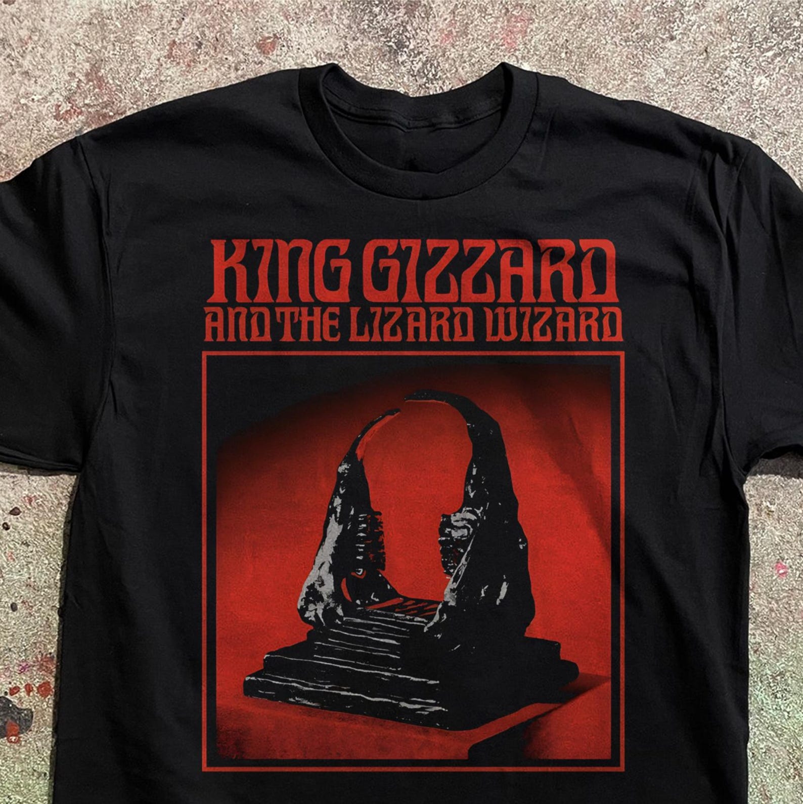 King Gizzard Infest the Rats Nest Band T-Shirt, Psychedelic Rock Apparel S