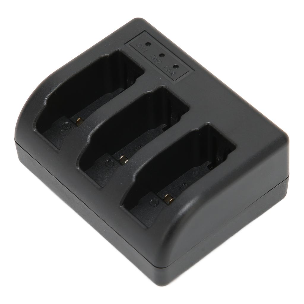 Camera Battery Charger Triple Slot Battery Charging Station for AHDBT‑501 601 701 Camera Battery