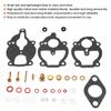 R121 Metal Rubber Professional Carb Carburetor Rebuild Repair Kit Set Fits for Farmall K2112 IH Wisconsin Allis Oliver