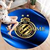 Club Brugge Kv Crest Custom Name Round Area Rug Carpet Rug For Living Room Bedroom Sofa Playroom Decor Nonslip Floor Mat
